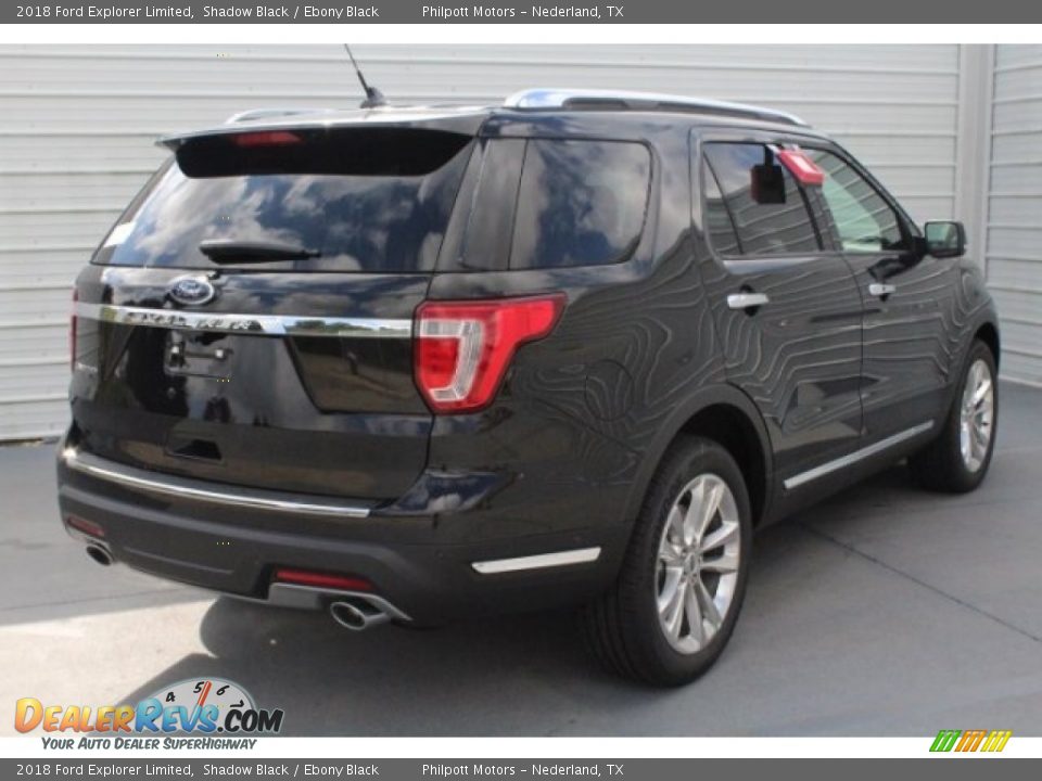 2018 Ford Explorer Limited Shadow Black / Ebony Black Photo #9