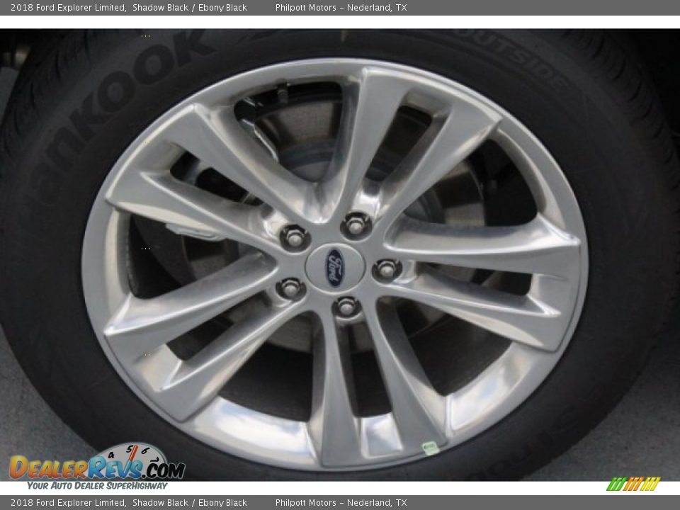 2018 Ford Explorer Limited Shadow Black / Ebony Black Photo #10