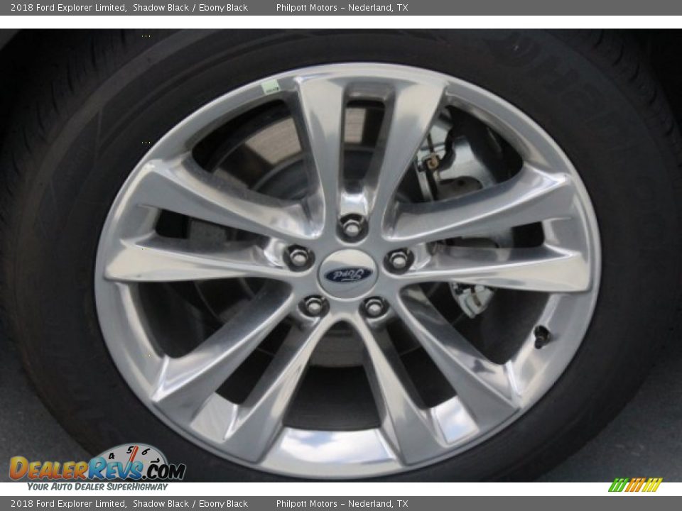 2018 Ford Explorer Limited Shadow Black / Ebony Black Photo #11