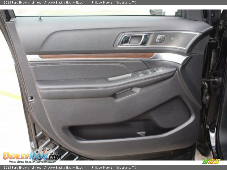2018 Ford Explorer Limited Shadow Black / Ebony Black Photo #12