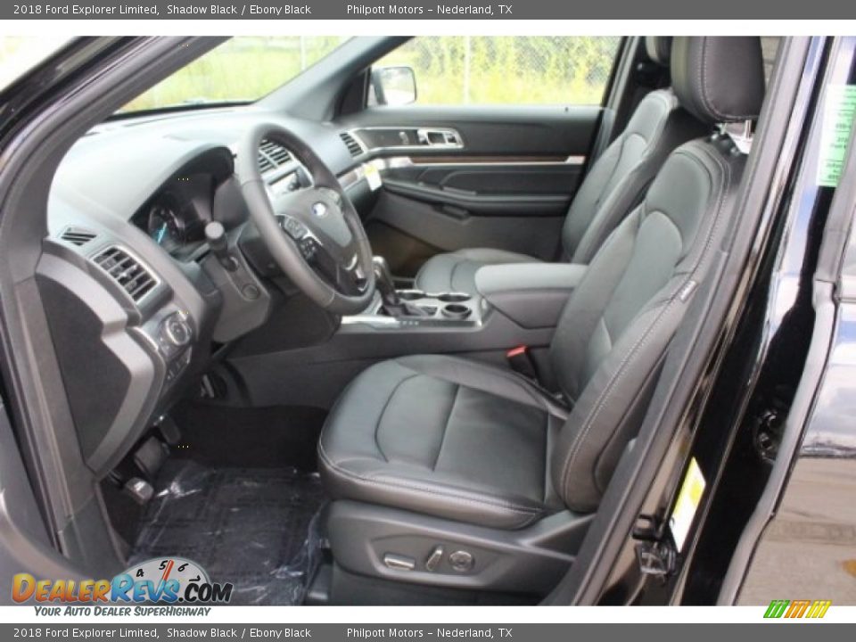 2018 Ford Explorer Limited Shadow Black / Ebony Black Photo #14