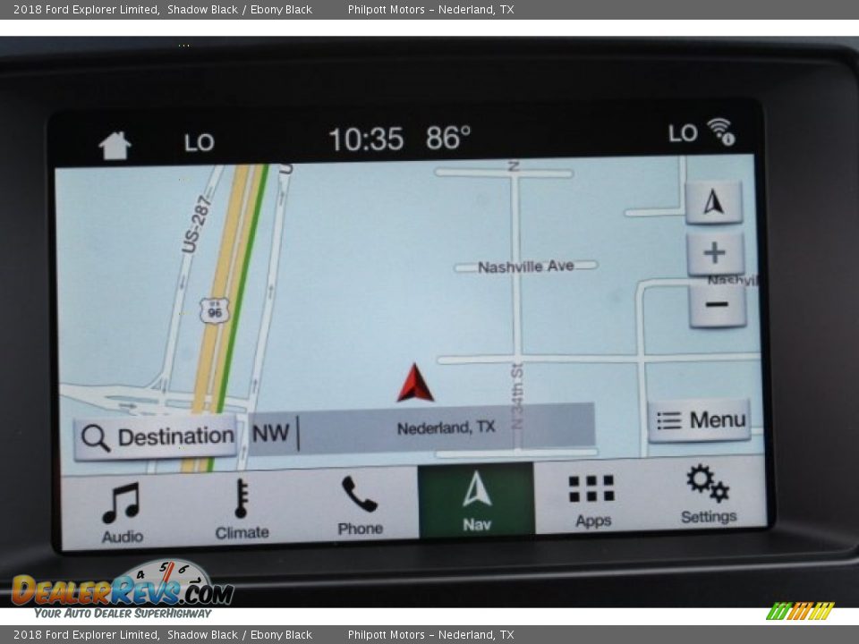 2018 Ford Explorer Limited Shadow Black / Ebony Black Photo #16