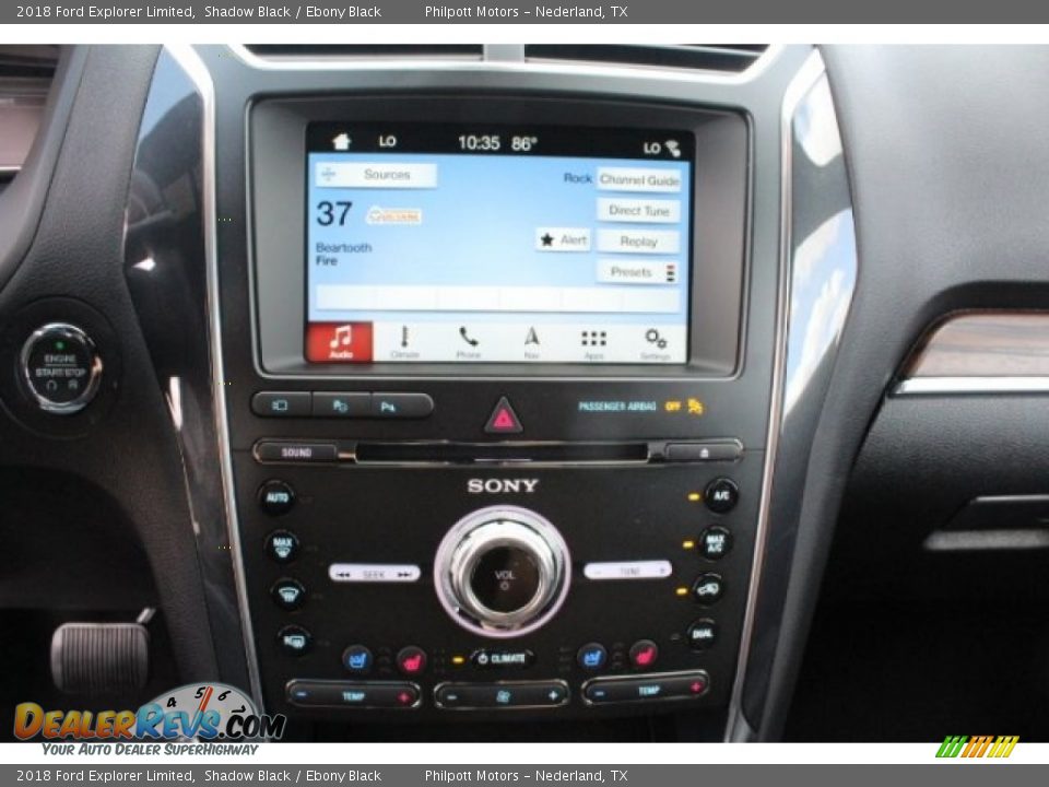 2018 Ford Explorer Limited Shadow Black / Ebony Black Photo #17