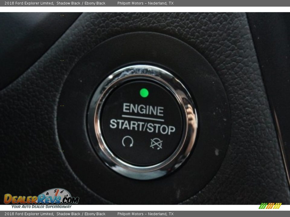 2018 Ford Explorer Limited Shadow Black / Ebony Black Photo #18