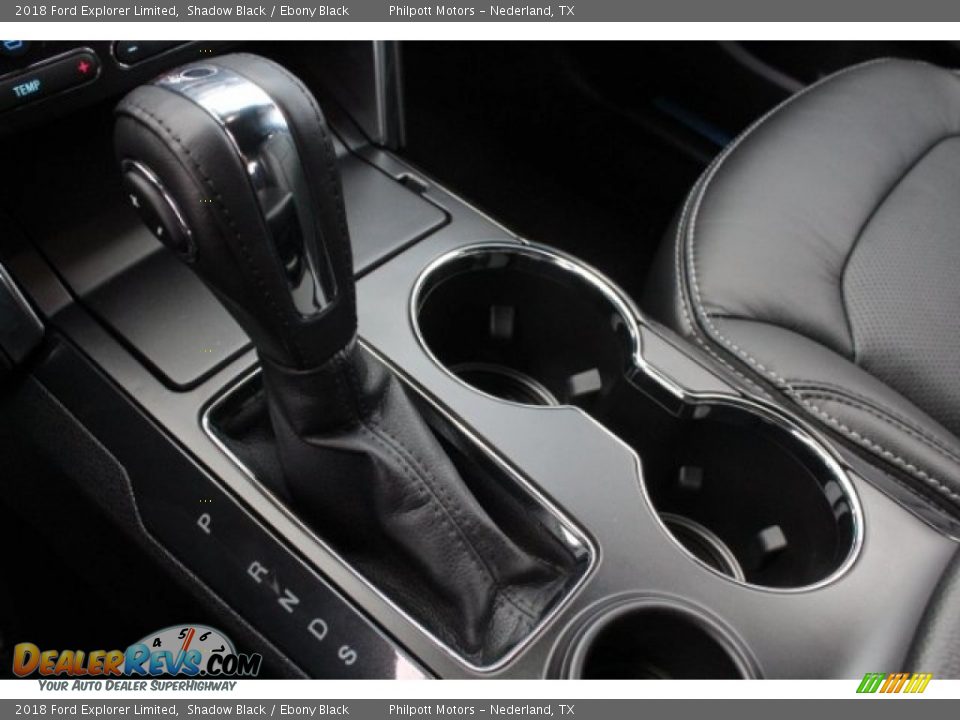 2018 Ford Explorer Limited Shadow Black / Ebony Black Photo #19