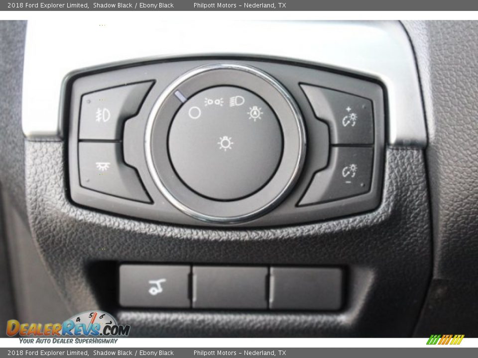 2018 Ford Explorer Limited Shadow Black / Ebony Black Photo #23