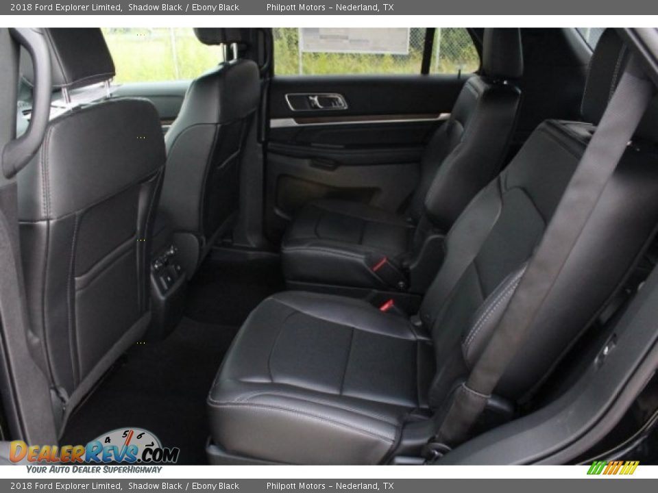 2018 Ford Explorer Limited Shadow Black / Ebony Black Photo #25