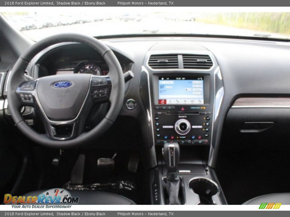2018 Ford Explorer Limited Shadow Black / Ebony Black Photo #27
