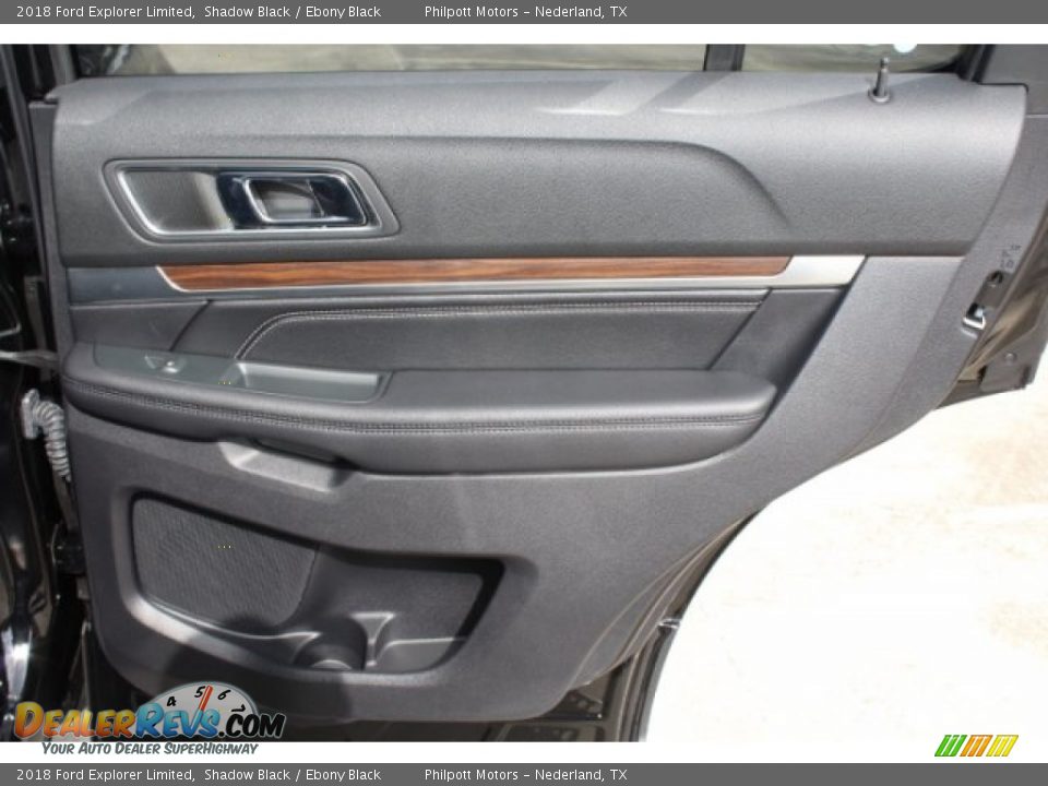 2018 Ford Explorer Limited Shadow Black / Ebony Black Photo #31