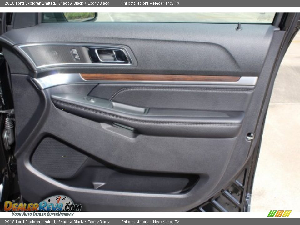 2018 Ford Explorer Limited Shadow Black / Ebony Black Photo #34