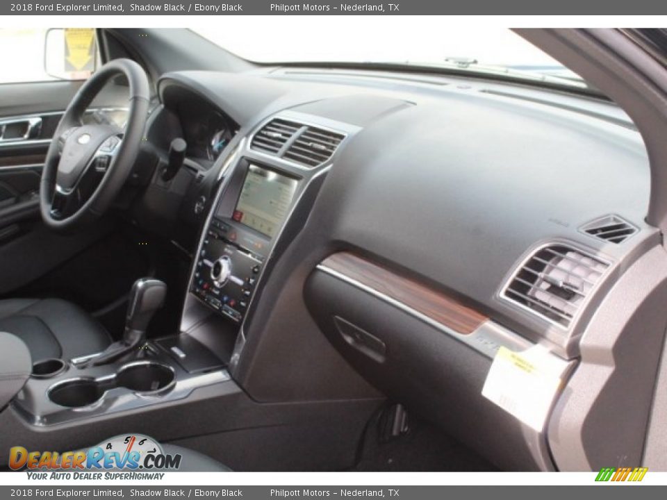 2018 Ford Explorer Limited Shadow Black / Ebony Black Photo #35