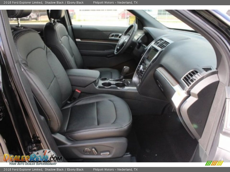 2018 Ford Explorer Limited Shadow Black / Ebony Black Photo #36