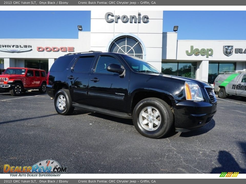 2013 GMC Yukon SLT Onyx Black / Ebony Photo #1