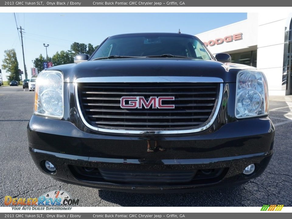 2013 GMC Yukon SLT Onyx Black / Ebony Photo #2