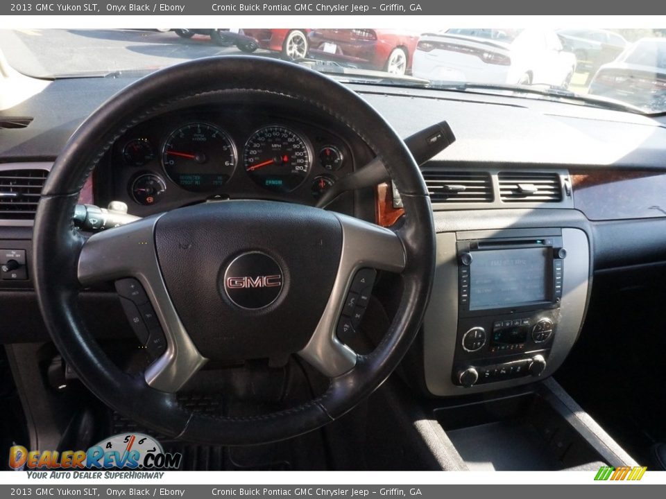 2013 GMC Yukon SLT Onyx Black / Ebony Photo #5