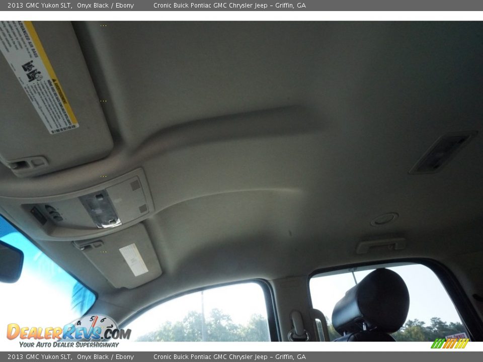 2013 GMC Yukon SLT Onyx Black / Ebony Photo #6