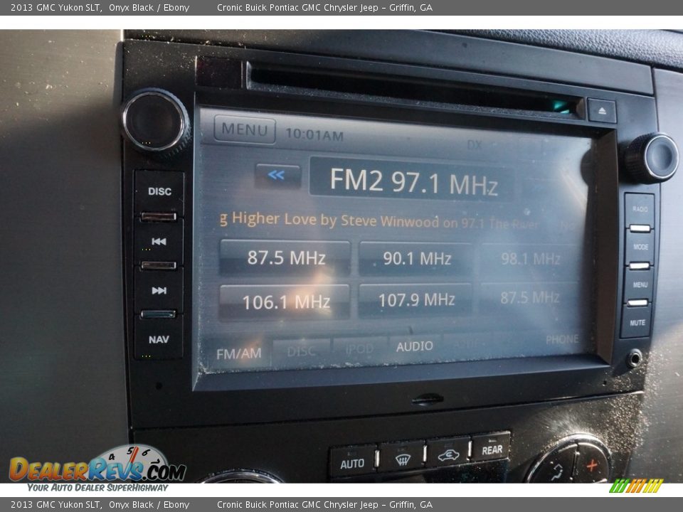 2013 GMC Yukon SLT Onyx Black / Ebony Photo #8