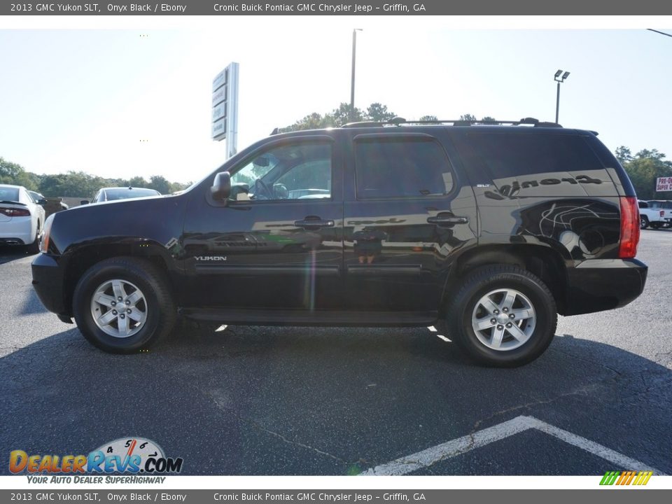 2013 GMC Yukon SLT Onyx Black / Ebony Photo #9