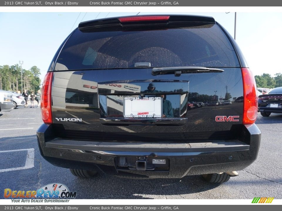 2013 GMC Yukon SLT Onyx Black / Ebony Photo #11