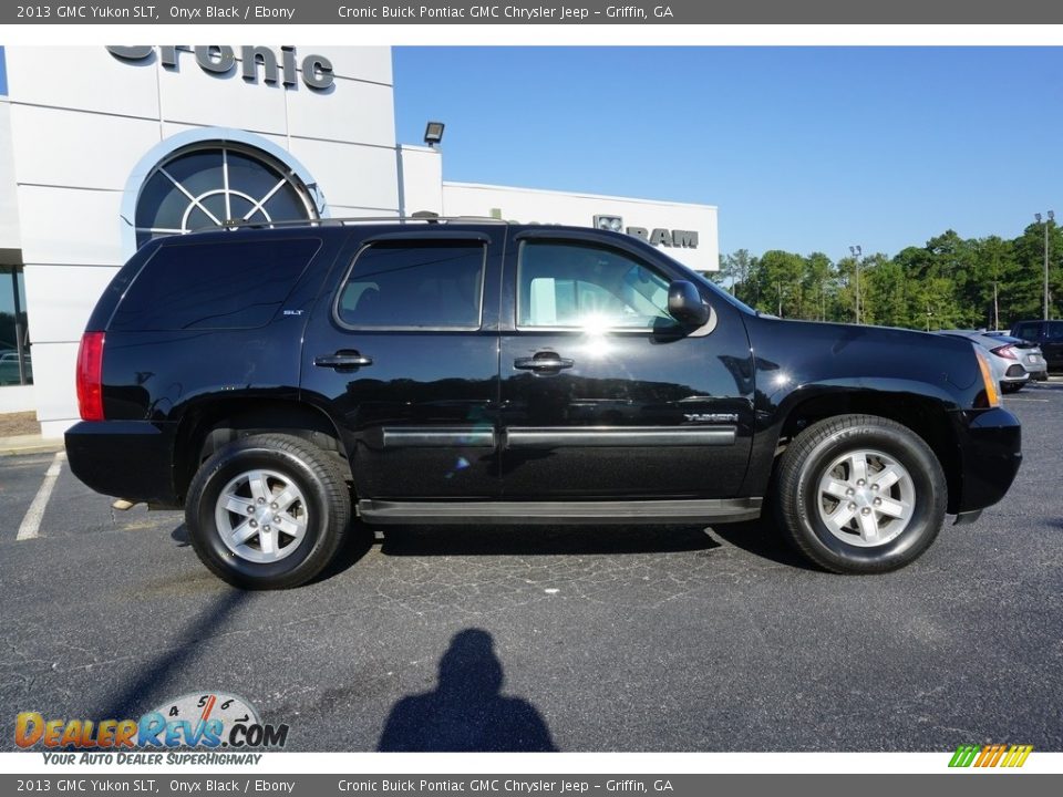 2013 GMC Yukon SLT Onyx Black / Ebony Photo #13