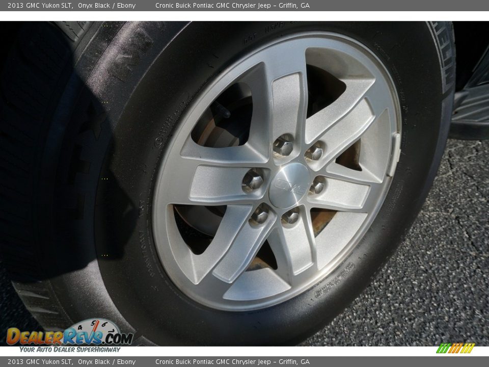 2013 GMC Yukon SLT Onyx Black / Ebony Photo #15