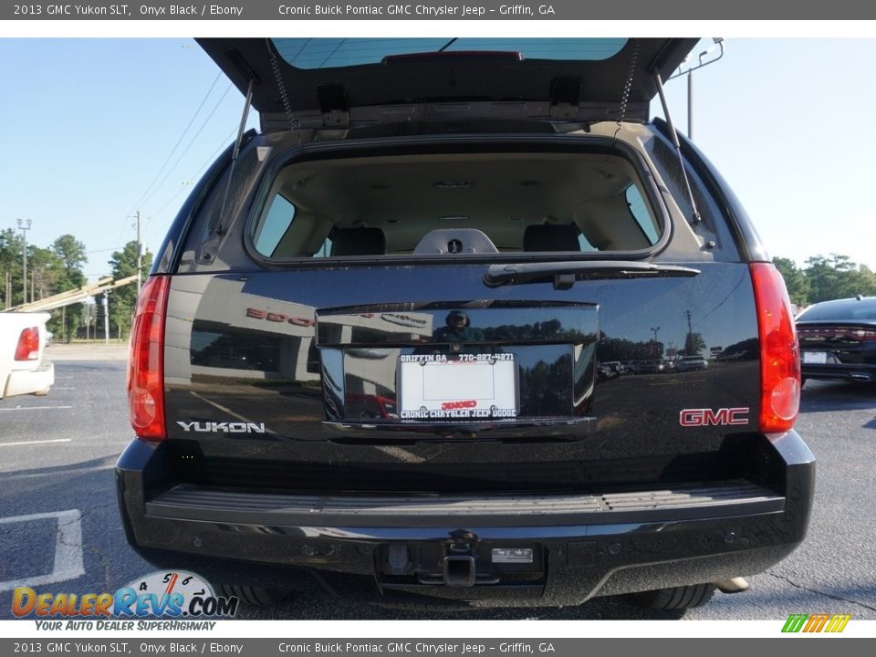 2013 GMC Yukon SLT Onyx Black / Ebony Photo #16