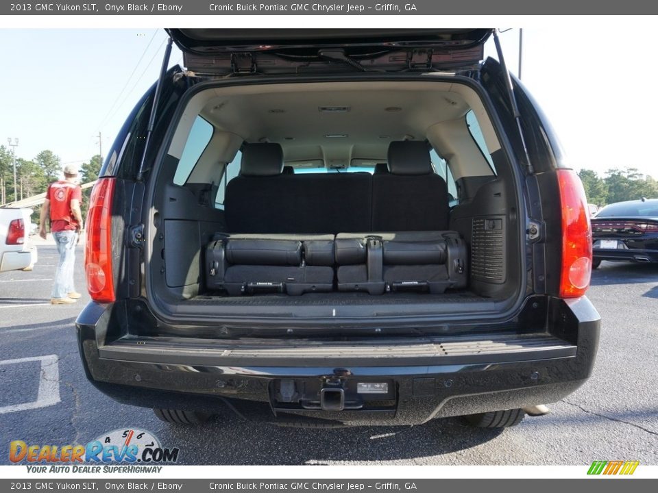 2013 GMC Yukon SLT Onyx Black / Ebony Photo #17