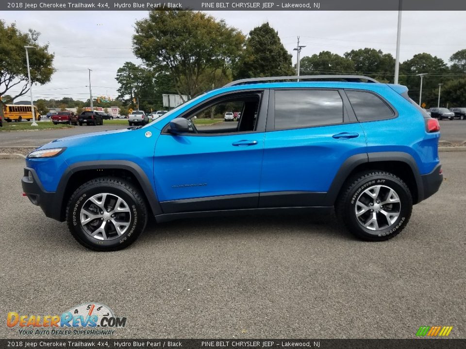 Hydro Blue Pearl 2018 Jeep Cherokee Trailhawk 4x4 Photo #4