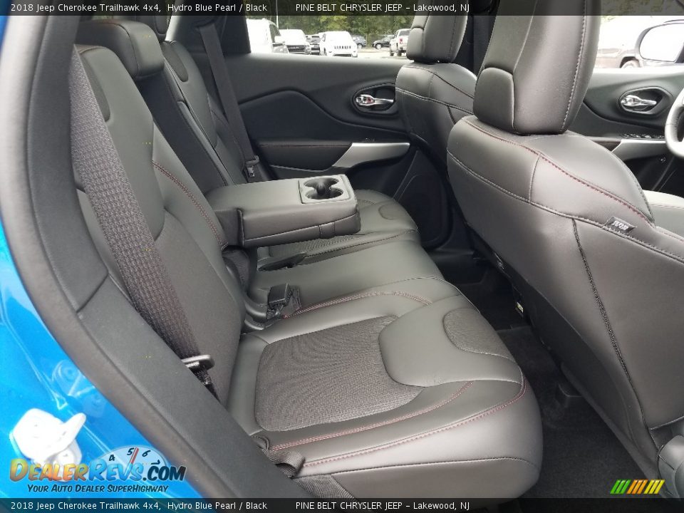 Rear Seat of 2018 Jeep Cherokee Trailhawk 4x4 Photo #14
