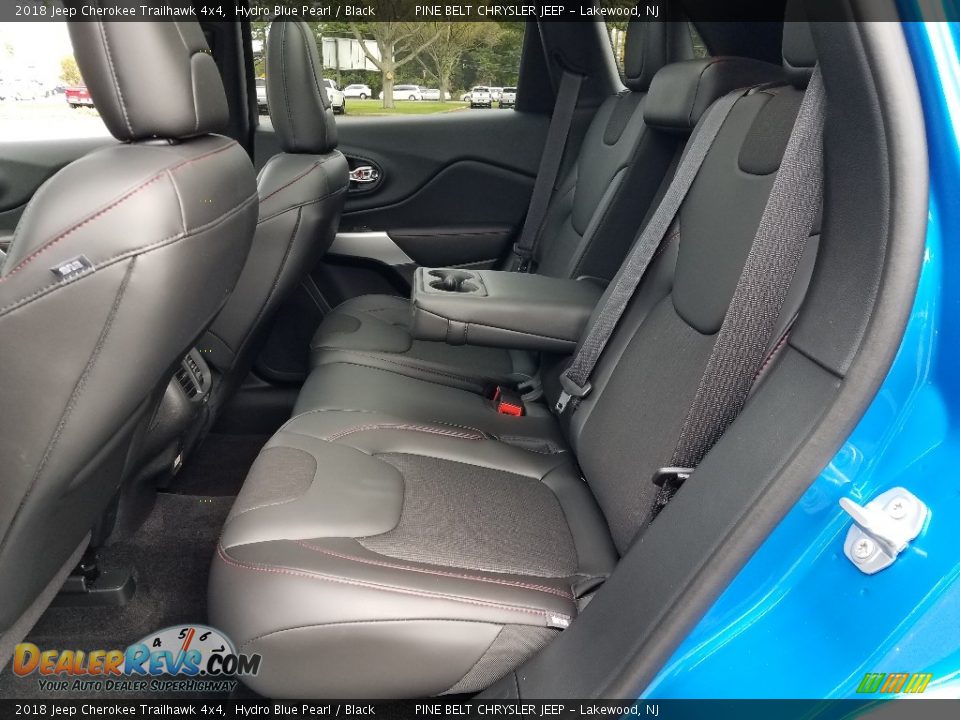 Rear Seat of 2018 Jeep Cherokee Trailhawk 4x4 Photo #19