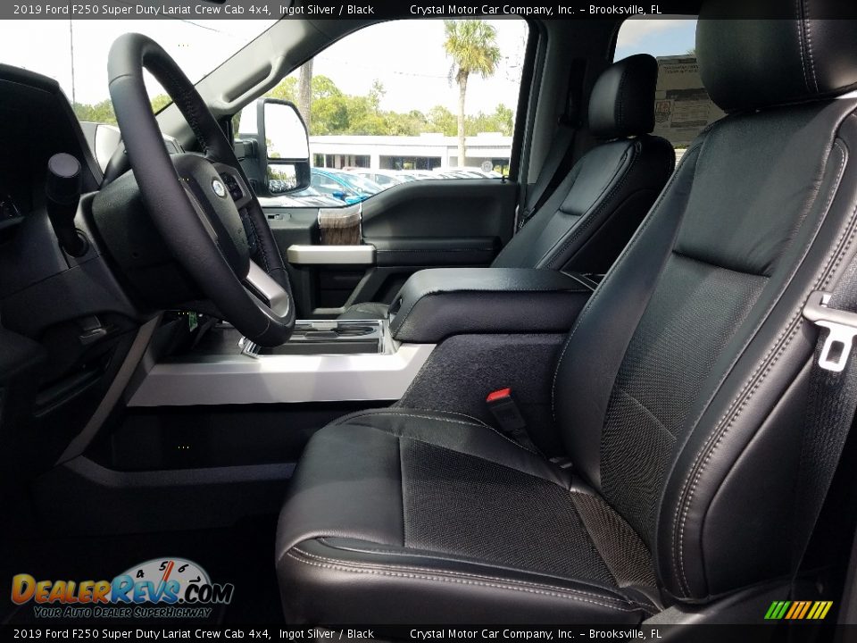 2019 Ford F250 Super Duty Lariat Crew Cab 4x4 Ingot Silver / Black Photo #9