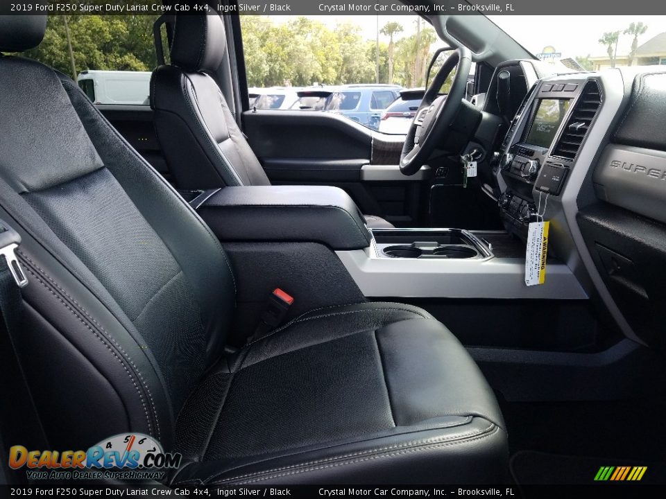 2019 Ford F250 Super Duty Lariat Crew Cab 4x4 Ingot Silver / Black Photo #12