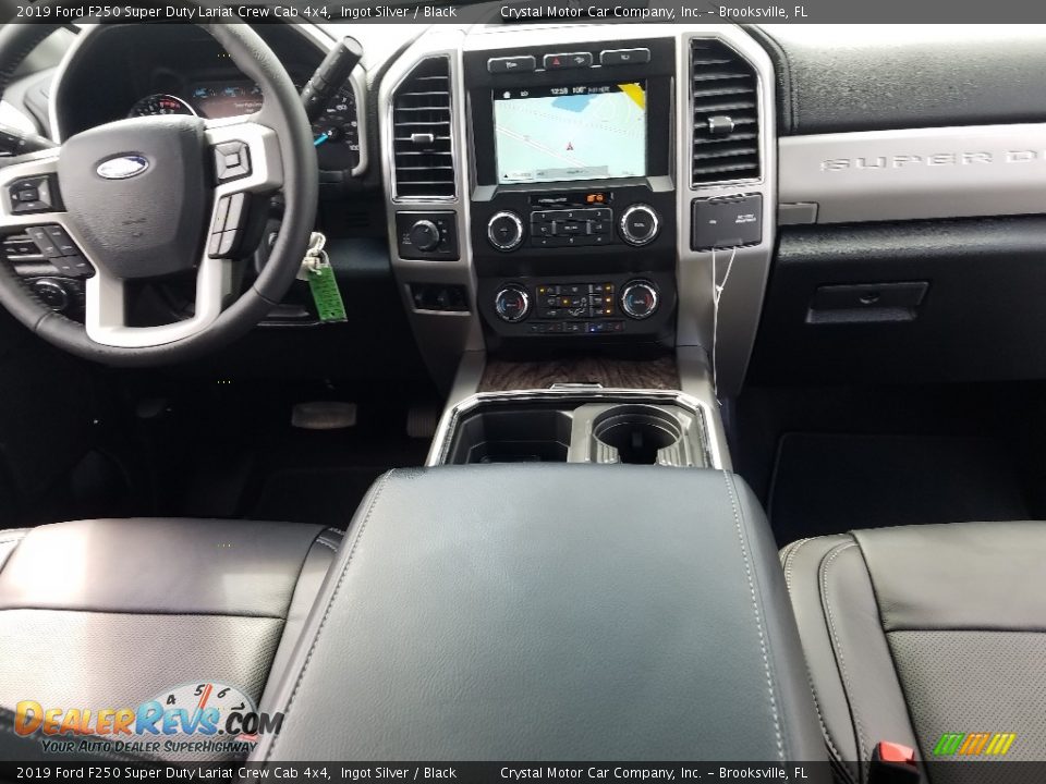 2019 Ford F250 Super Duty Lariat Crew Cab 4x4 Ingot Silver / Black Photo #13