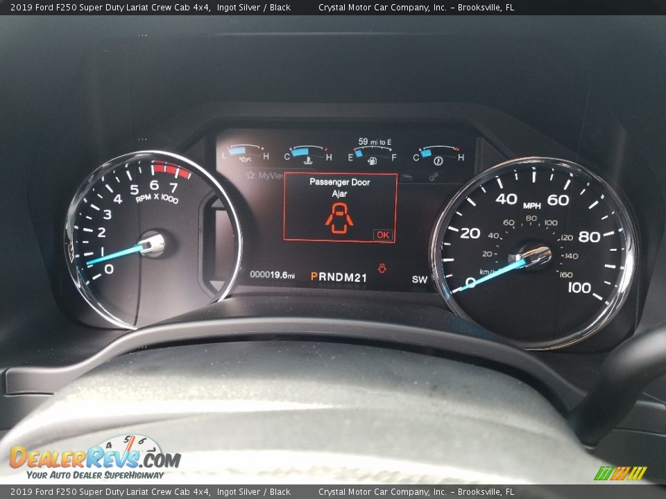 2019 Ford F250 Super Duty Lariat Crew Cab 4x4 Gauges Photo #14