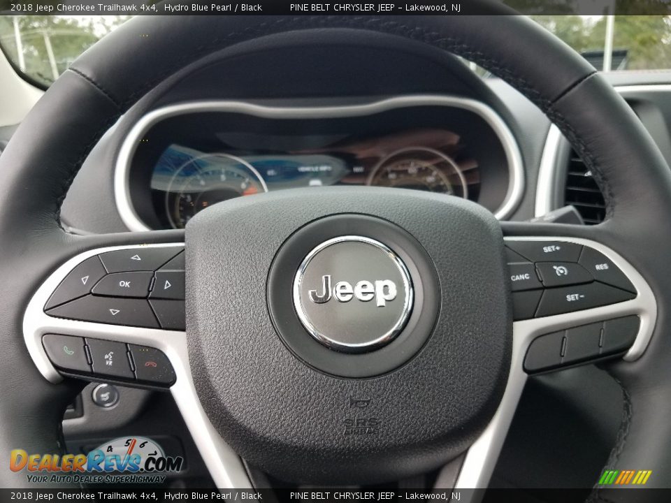 2018 Jeep Cherokee Trailhawk 4x4 Steering Wheel Photo #29
