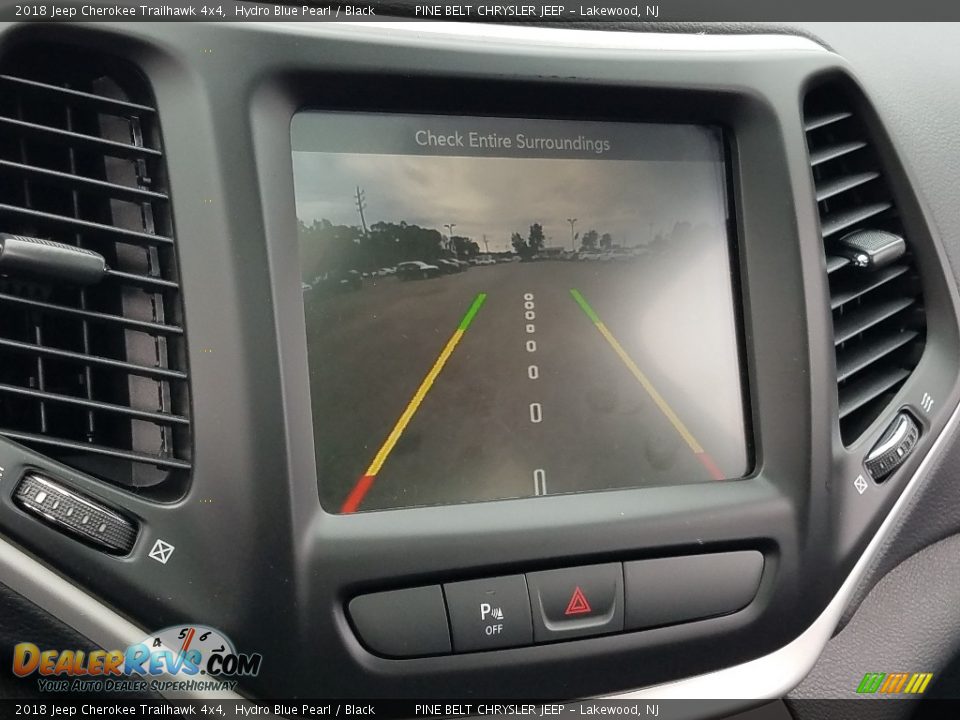 2018 Jeep Cherokee Trailhawk 4x4 Hydro Blue Pearl / Black Photo #30