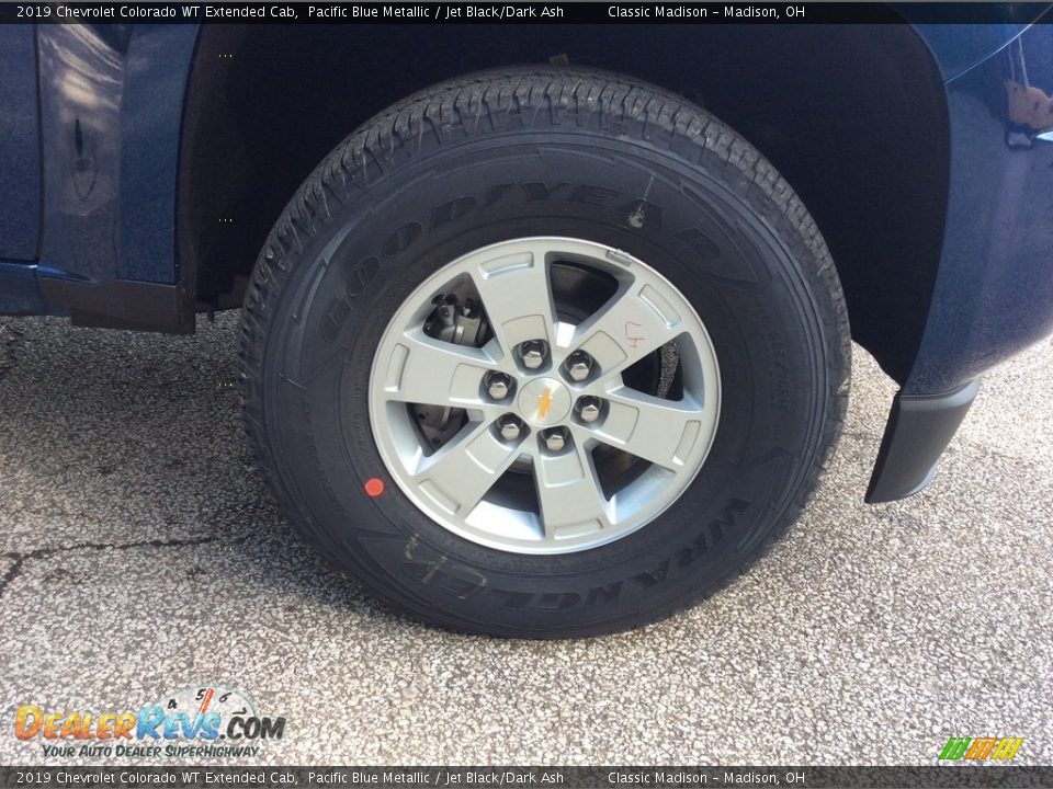 2019 Chevrolet Colorado WT Extended Cab Pacific Blue Metallic / Jet Black/Dark Ash Photo #6