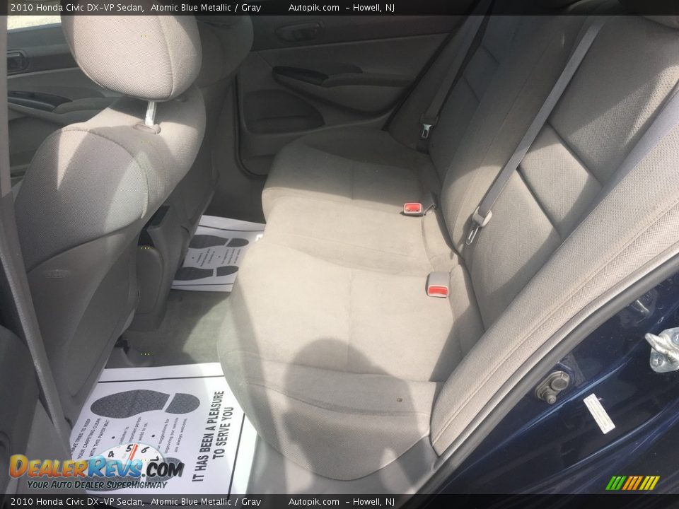 2010 Honda Civic DX-VP Sedan Atomic Blue Metallic / Gray Photo #9