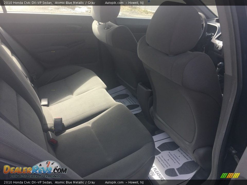 2010 Honda Civic DX-VP Sedan Atomic Blue Metallic / Gray Photo #10
