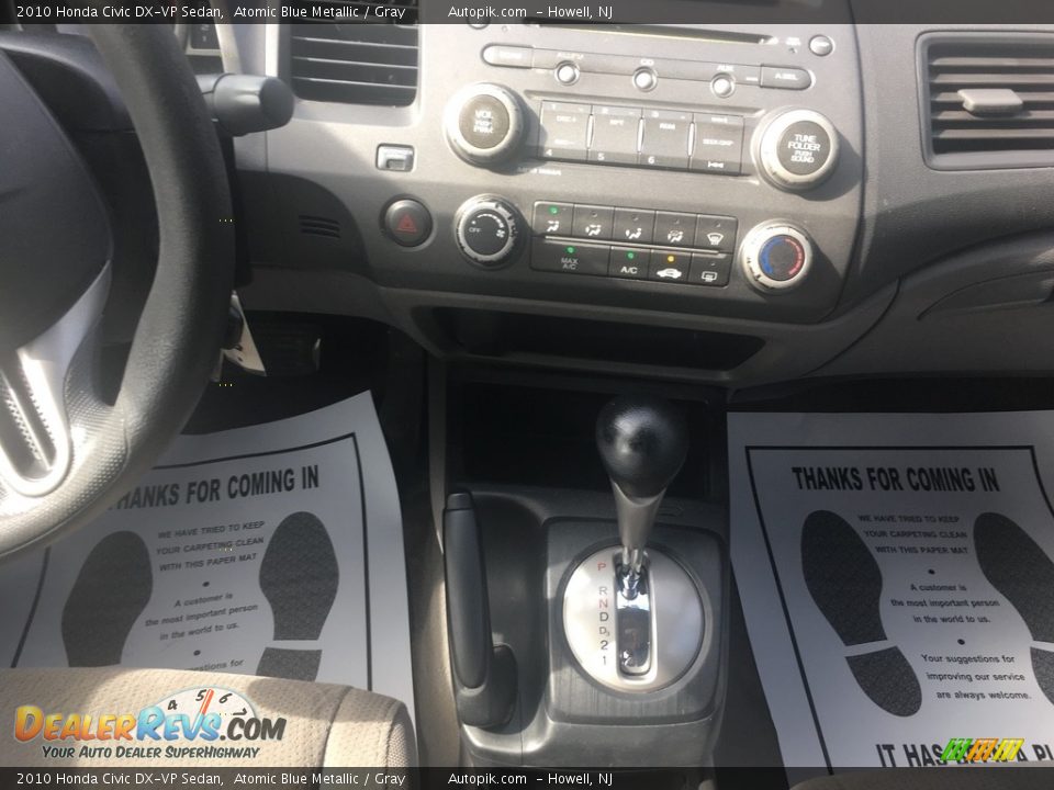 2010 Honda Civic DX-VP Sedan Atomic Blue Metallic / Gray Photo #14