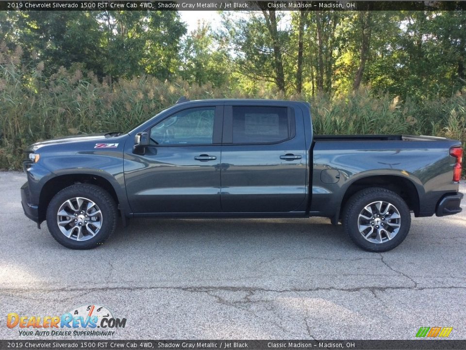 2019 Chevrolet Silverado 1500 RST Crew Cab 4WD Shadow Gray Metallic / Jet Black Photo #3