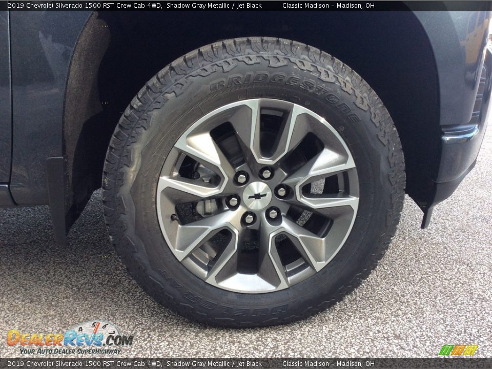2019 Chevrolet Silverado 1500 RST Crew Cab 4WD Shadow Gray Metallic / Jet Black Photo #8