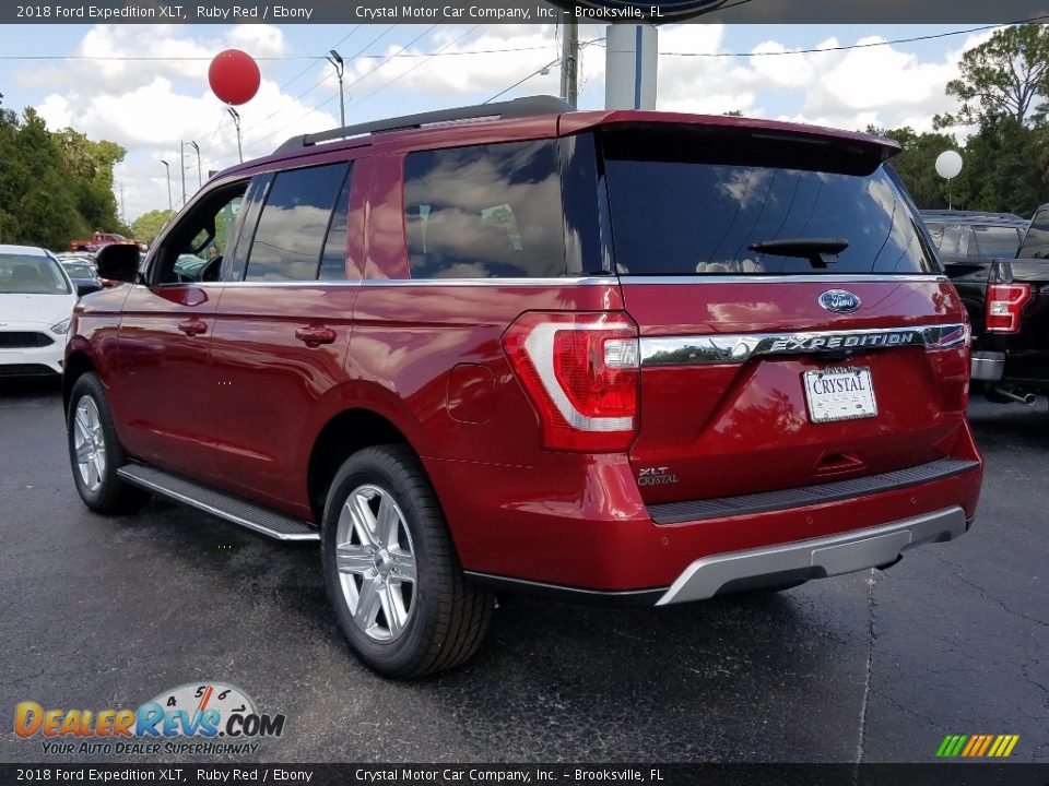 2018 Ford Expedition XLT Ruby Red / Ebony Photo #3