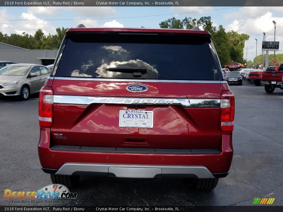 2018 Ford Expedition XLT Ruby Red / Ebony Photo #4