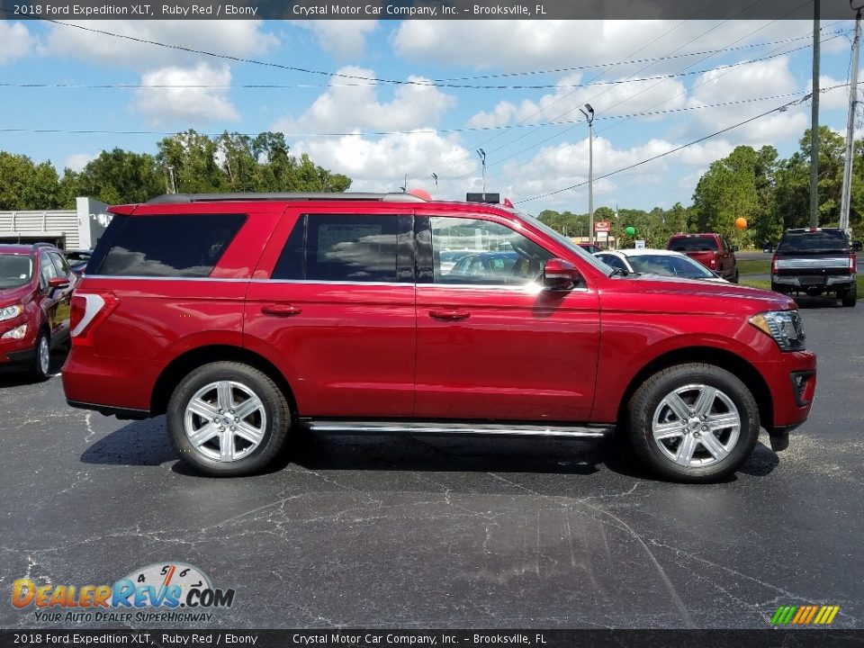 2018 Ford Expedition XLT Ruby Red / Ebony Photo #6