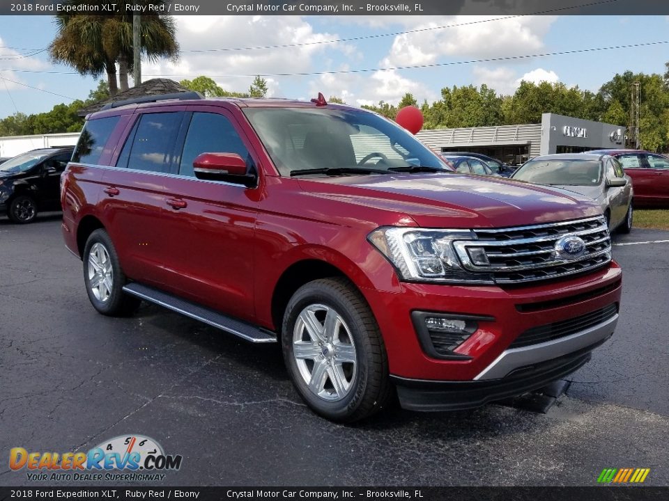 2018 Ford Expedition XLT Ruby Red / Ebony Photo #7