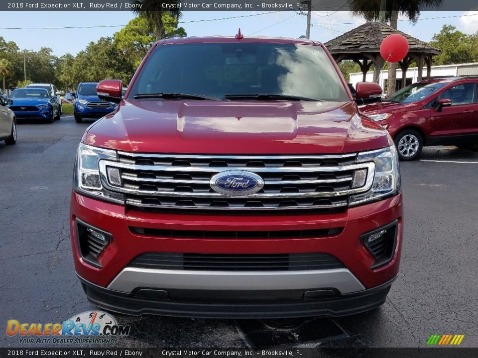 2018 Ford Expedition XLT Ruby Red / Ebony Photo #8