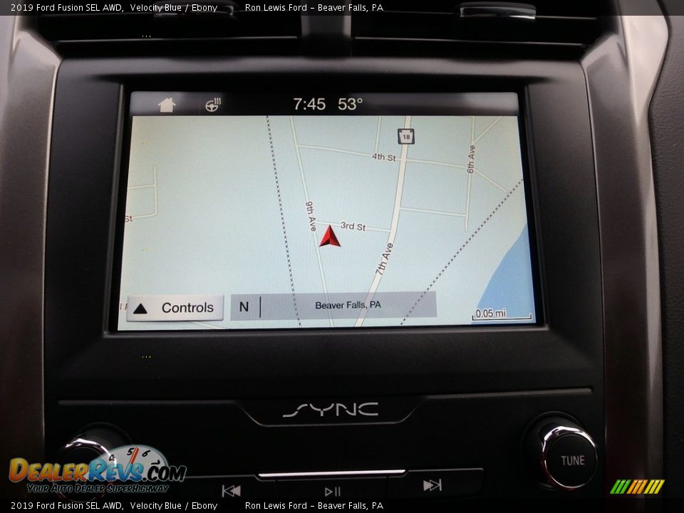 Navigation of 2019 Ford Fusion SEL AWD Photo #19