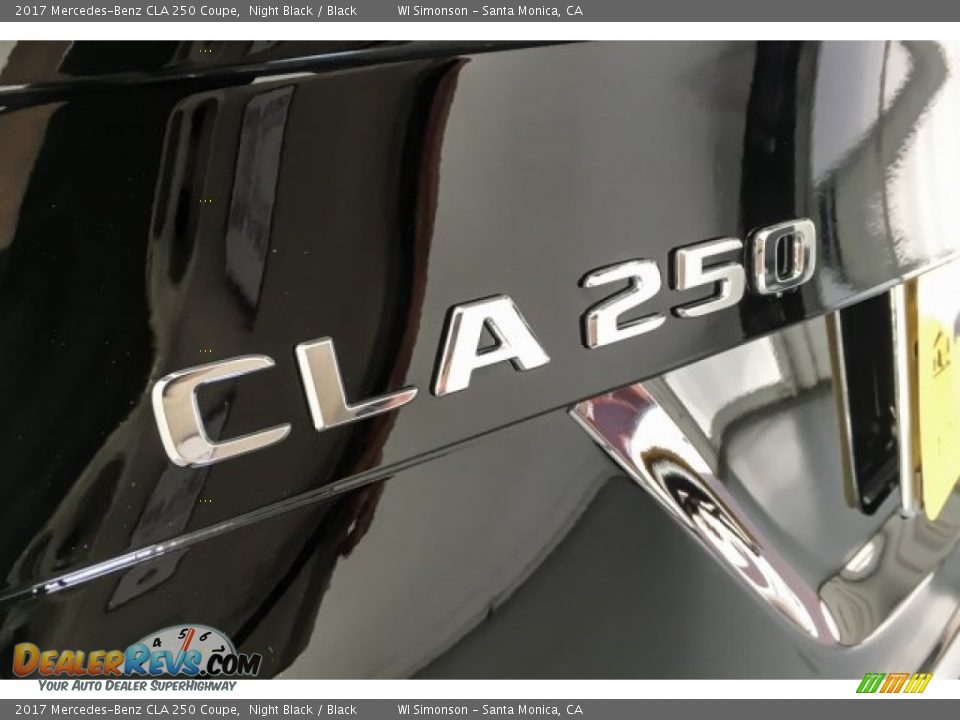 2017 Mercedes-Benz CLA 250 Coupe Night Black / Black Photo #7