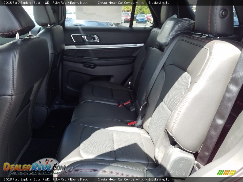 2018 Ford Explorer Sport 4WD Ruby Red / Ebony Black Photo #10